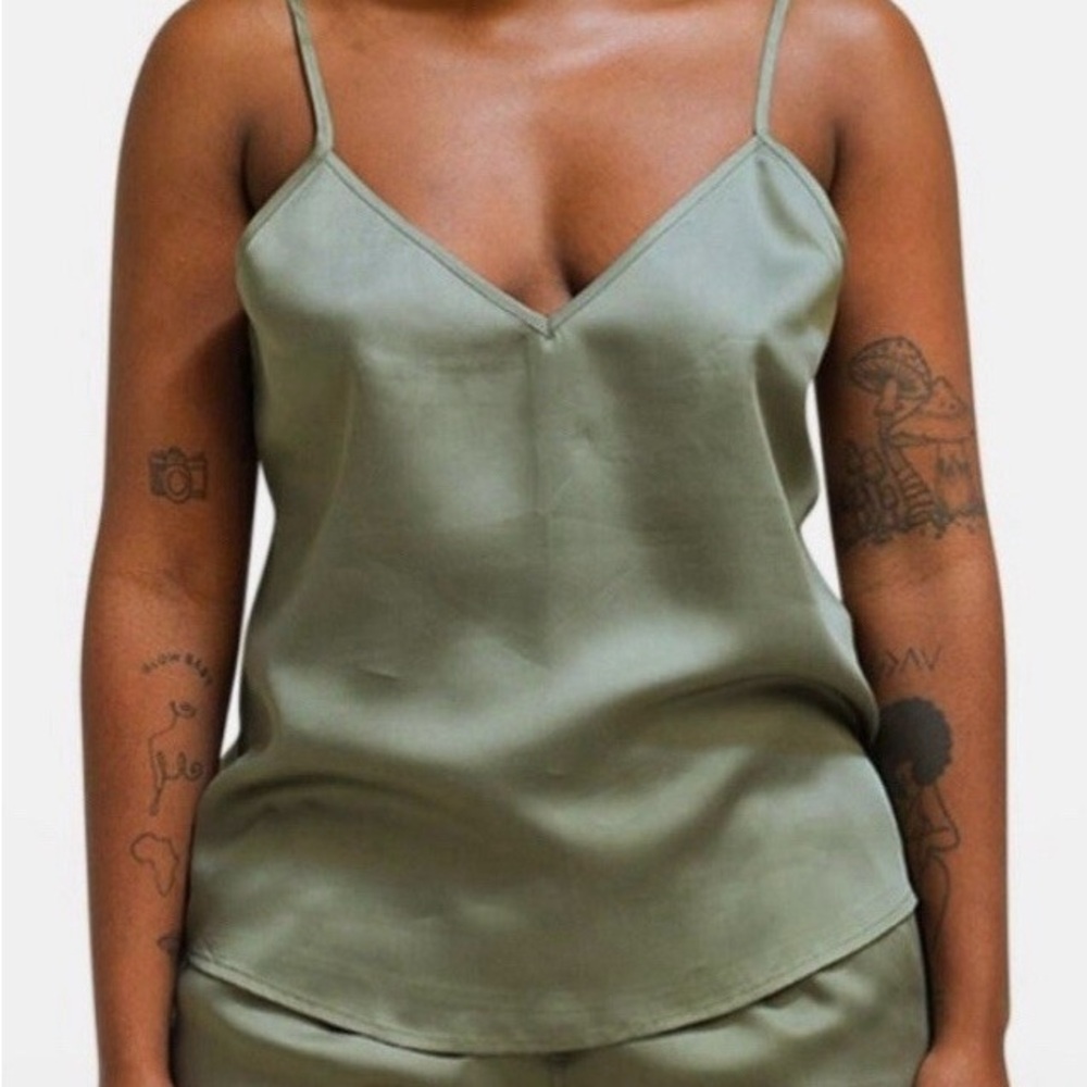 Nib Ettitude Olive Green Women's Top size XL